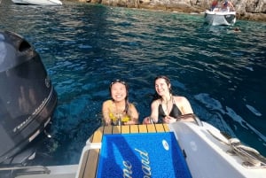 Dubrovnik : Excursion en bateau privé avec boissons dans les grottes bleues et vertes