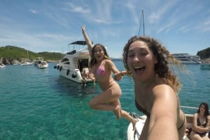 Dubrovnik: excursão de barco particular pelas cavernas azuis e verdes com bebidas