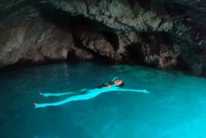 Dubrovnik: excursão de barco particular pelas cavernas azuis e verdes com bebidas