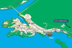 Dubrovnik: Stadt Hop On Hop Off Bus mit 3 Touroptionen