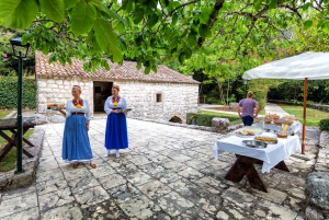 Dubrovniks landsbygd med smaksprøver og lunsj