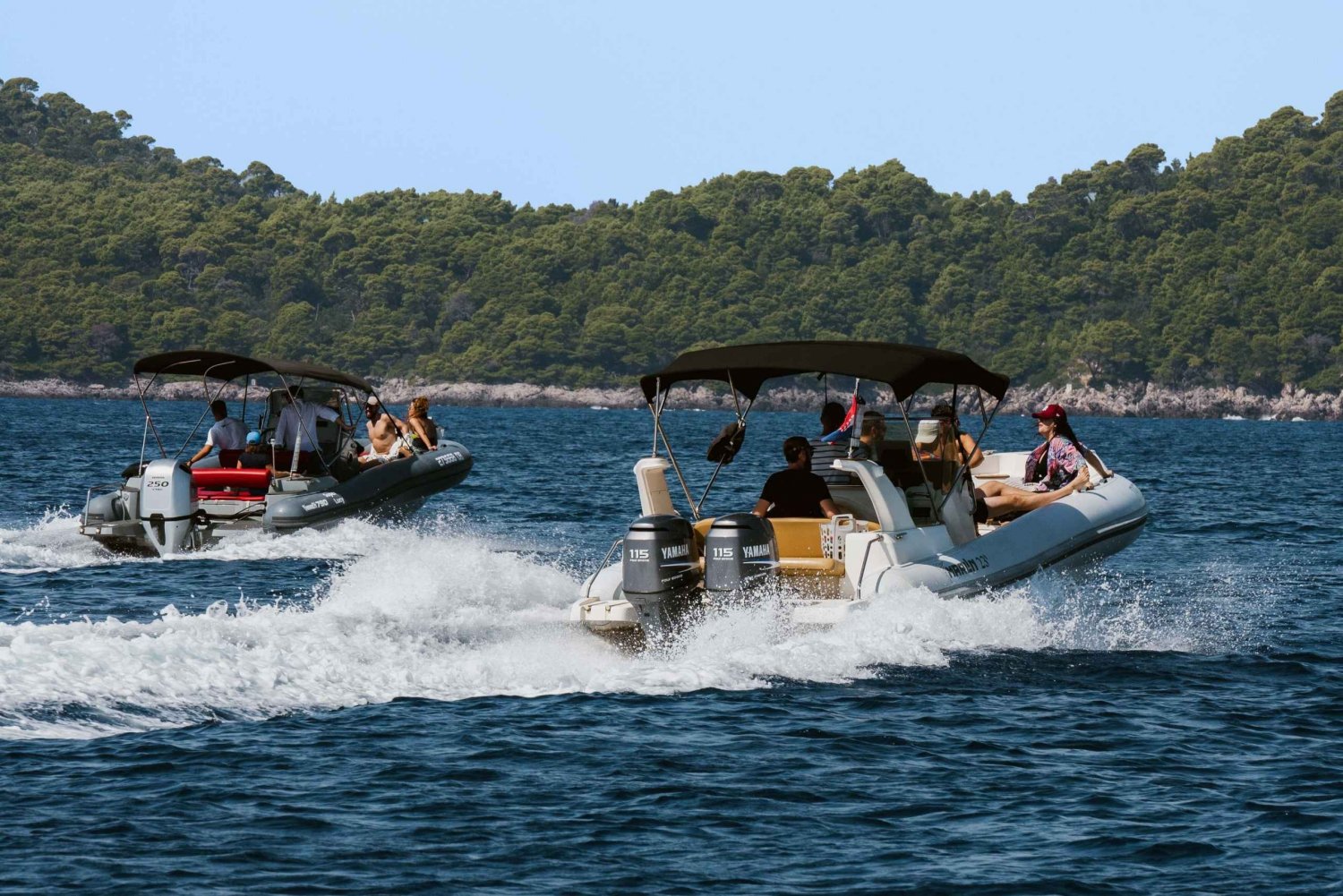 Dubrovnik: Excursão de 1 dia à Ilha Elafiti e ao passeio de barco pela Gruta Azul