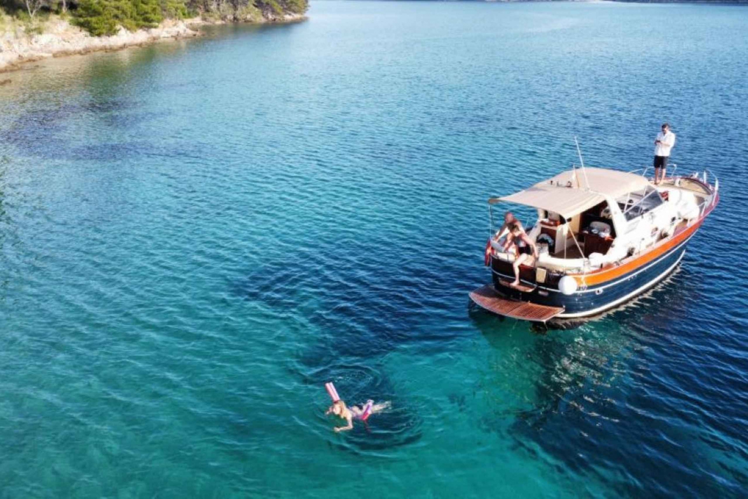 Dubrovnik: Privat heldagsutflykt med lyxbåt