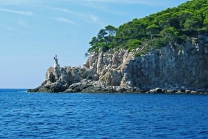 From Dubrovnik: 3-Island Guided Boat Trip with Drinks