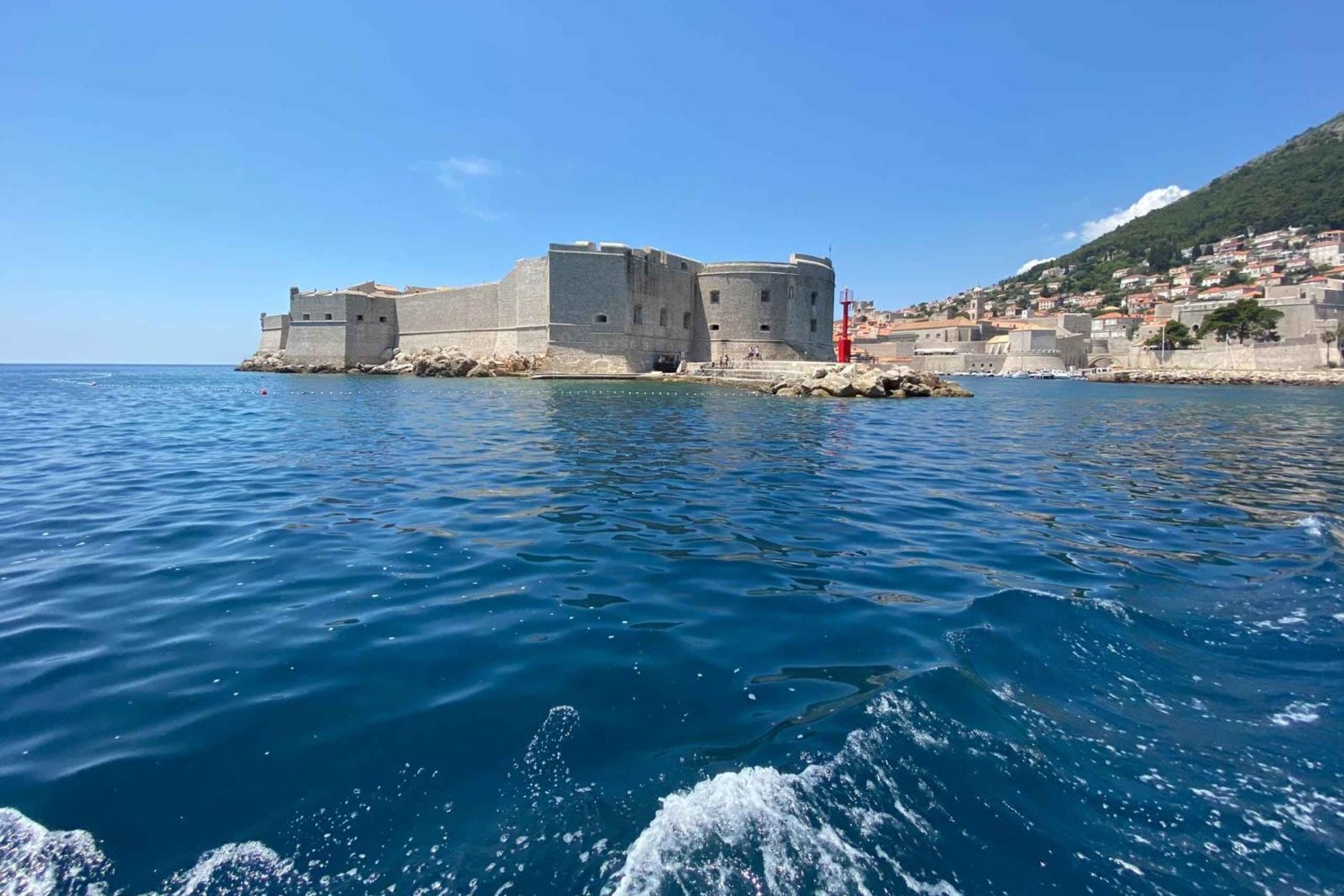 Dubrovnik: GlassBoat Panorama/Sunset Tour med guide og grotter