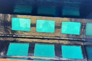 Dubrownik: panorama z łodzi z przezroczystym dnem / wycieczka o zachodzie słońca z przewodnikiem i jaskiniami