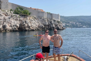 Dubrovnik : demi-journée en bateau privé de luxe
