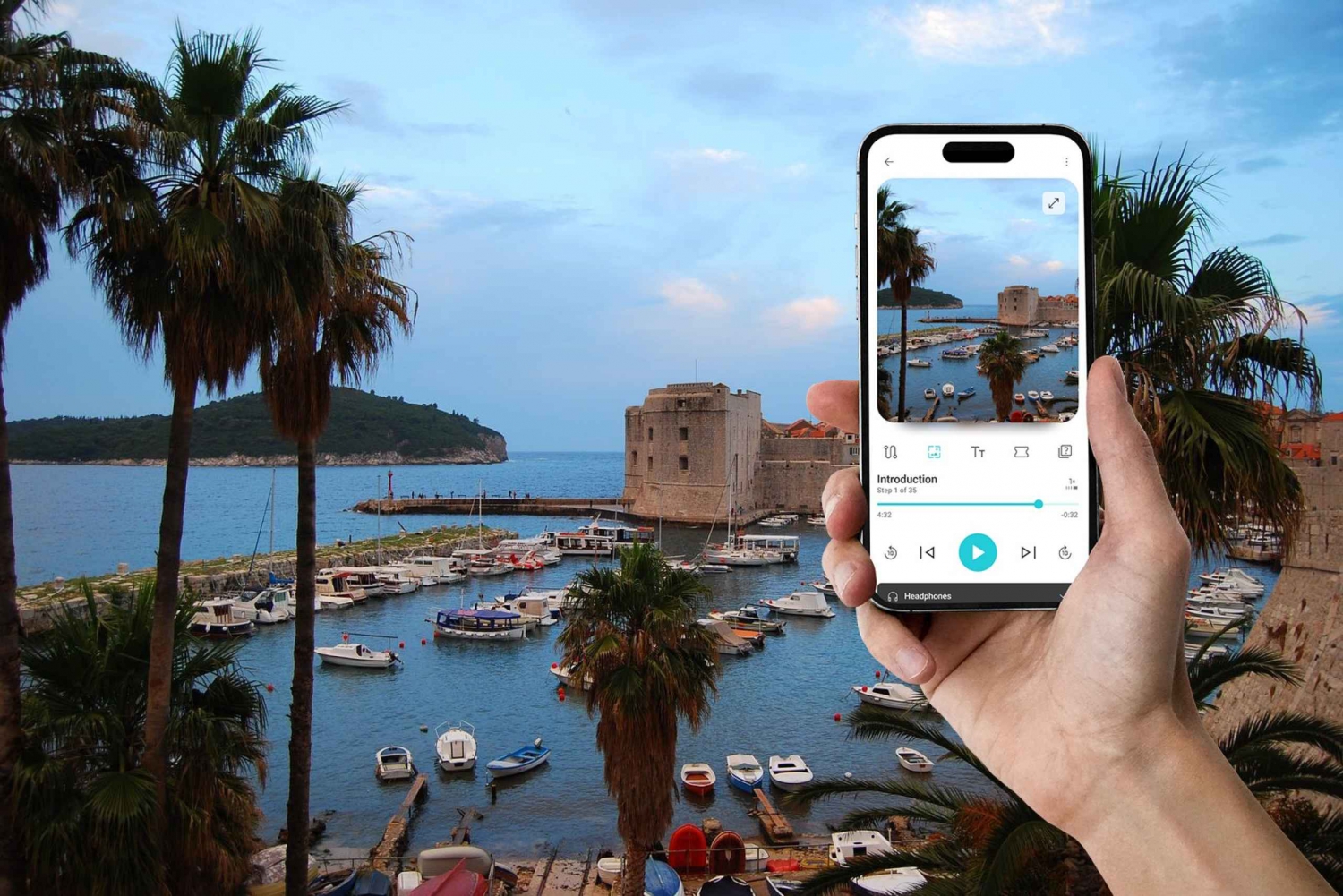 Dubrovnik: Tour autoguiado com áudio pelo centro histórico (ENG)