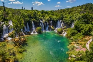 Dubrovnik: Excursão de 1 Dia Cachoeiras de Kravica, Mostar e Pocitelj