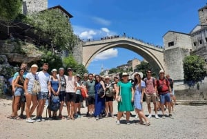 Z Dubrownika: Jednodniowa wycieczka do Mostaru i wodospadów Kravice