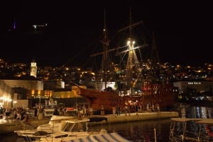Dubrovnik: Nattkryssning i Gamla stan med Karaka-båt från 1500-talet