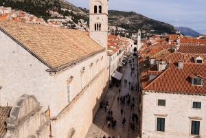 Gamla stan i Dubrovnik: Kvällstur med historia, vin och matbitar