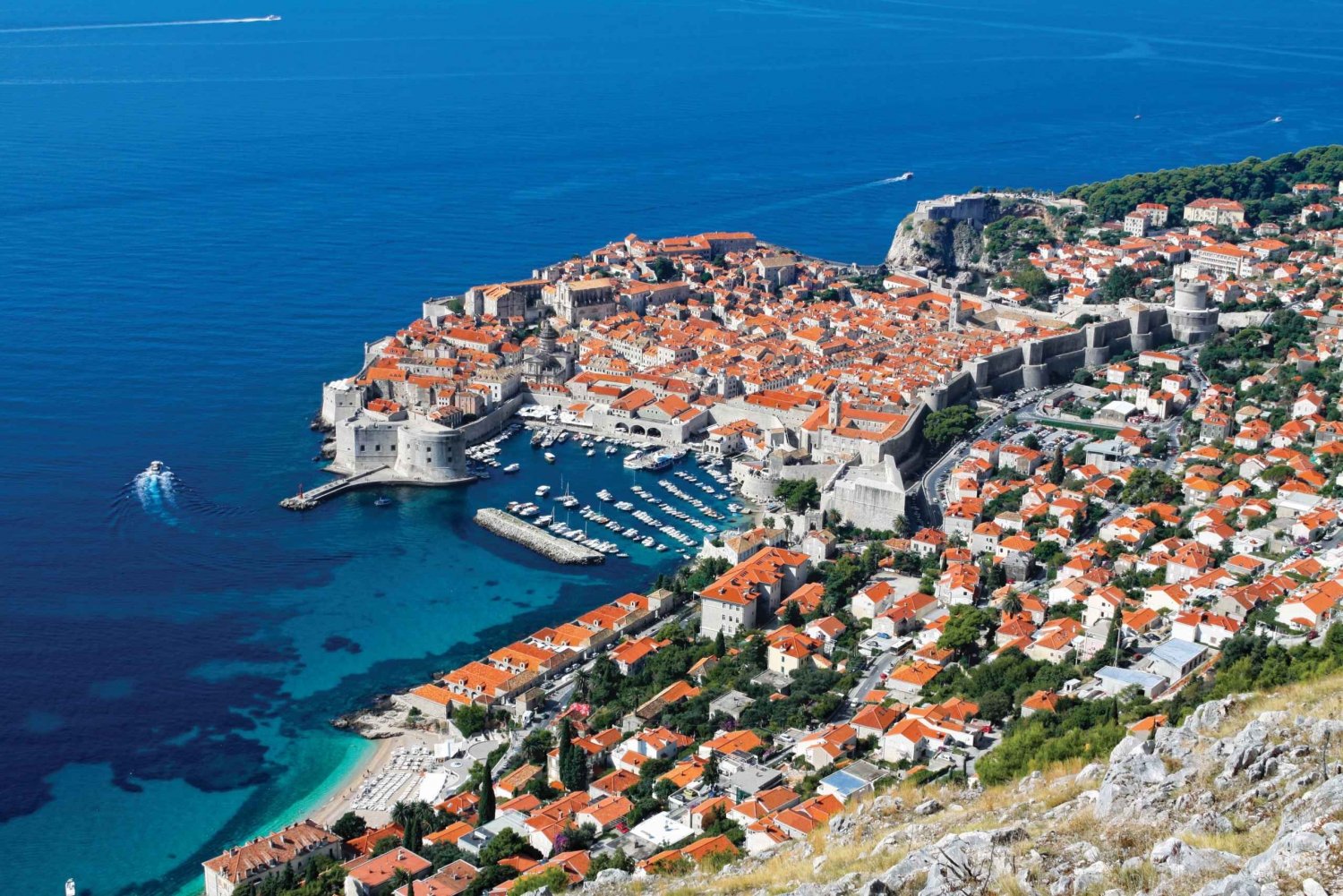 Dubrovnikin panoraamanäkymä kiertoajelu oppaan kanssa tila-autossa