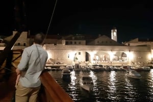 Croisière nocturne panoramique à Dubrovnik avec le Karaka