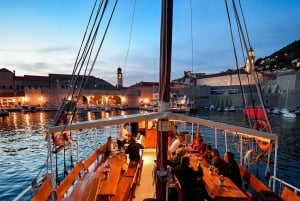 Dubrovnik: Panoramisk cocktailkryssning i solnedgången runt gamla stan