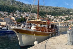 Dubrovnik: Cocktailcruise med panoramautsikt ved solnedgang rundt gamlebyen