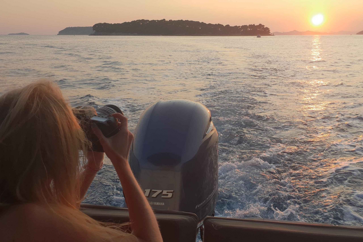 Dubrovnik: Esperienza Premium in barca privata al tramonto