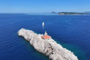 Dubrovnik - Privéboottocht van een hele dag naar de Elafiti-eilanden en de Blauwe Grot