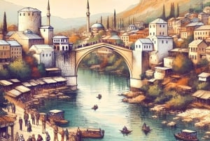 Dubrovnik: Private Tour to Mostar and Kravice Waterfalls