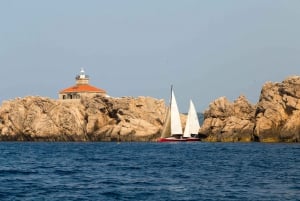 Dubrovnik: aventura romántica en velero al atardecer