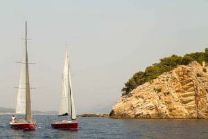 Dubrovnik : aventure romantique en voilier au coucher du soleil