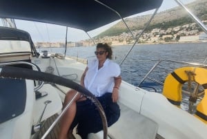 Dubrovnik-Elafity&Blue cave Half day private sail boat tour