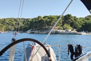 Dubrovnik-Elafity&Blue cave Half day private sail boat tour