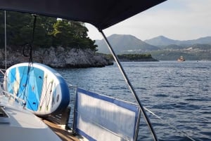 Dubrovnik-Elafity&Blue cave Half day private sail boat tour