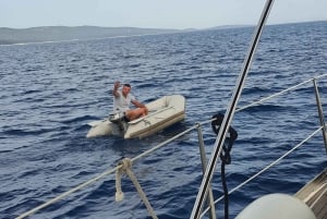 Dubrovnik-Elafity&Blue cave Half day private sail boat tour