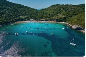 Dubrovnik-Elafity&Blue cave Half day private sail boat tour