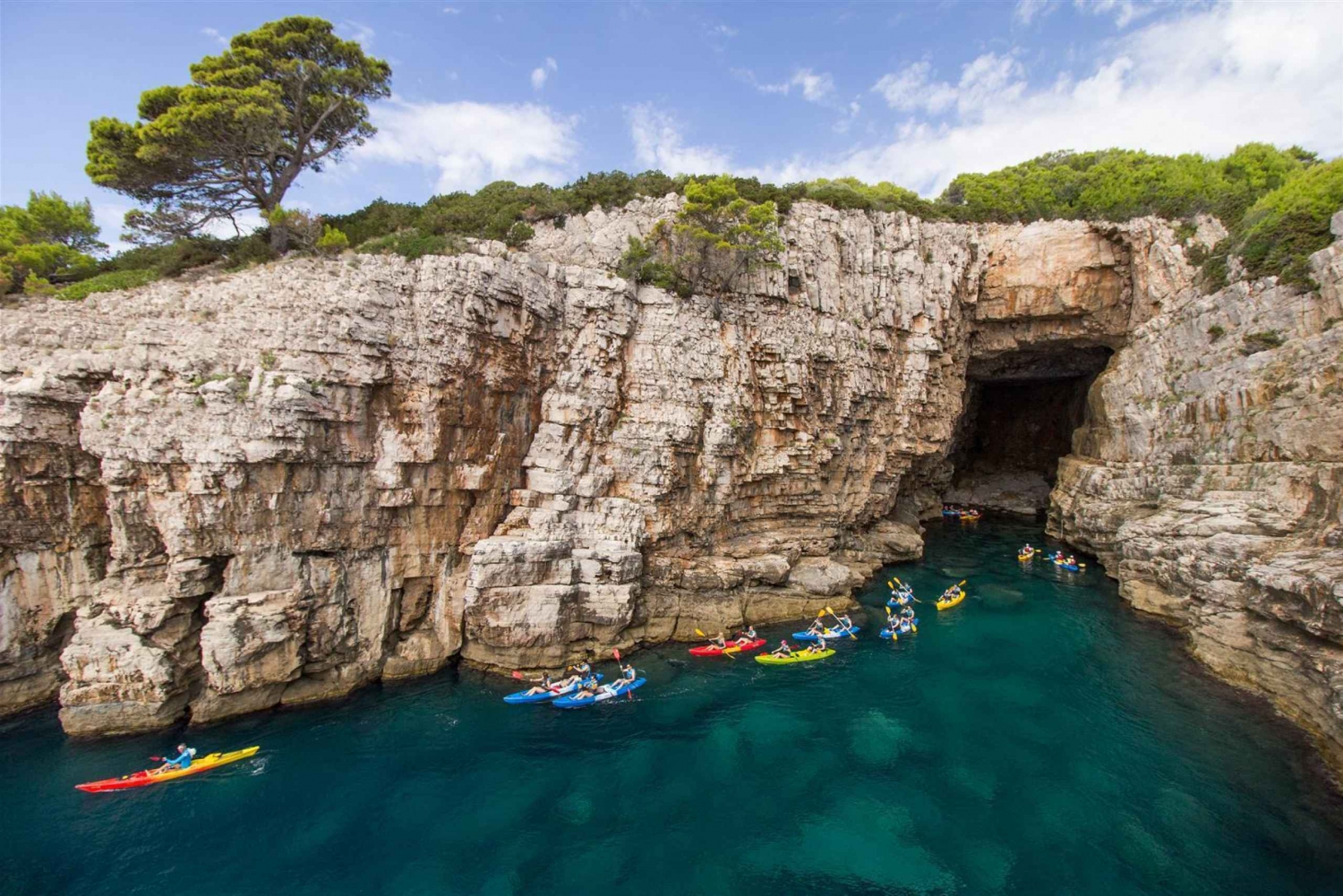 Dubrovnik: Halvdagstur för havskajakpaddling