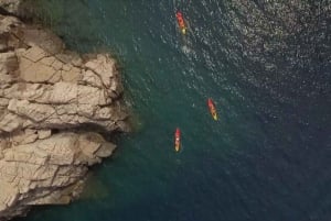 Dubrovnik: Kajaktocht op zee met fruithapje