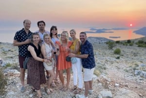 Dubrovnik: Solnedgang Panorama Tour med et glas vin