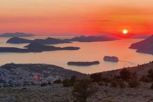 Dubrovnik: Panoramatour bei Sonnenuntergang mit Wein