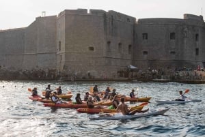 Dubrovnik : Excursion en kayak de mer au coucher du soleil
