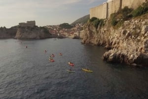 Dubrovnik : Excursion en kayak de mer au coucher du soleil