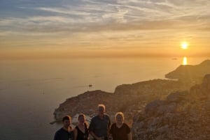 Dubrovnik: Panorama Pointin viininmaistelu auringonlaskun aikaan
