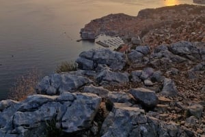 Dubrovnik: Panorama Pointin viininmaistelu auringonlaskun aikaan