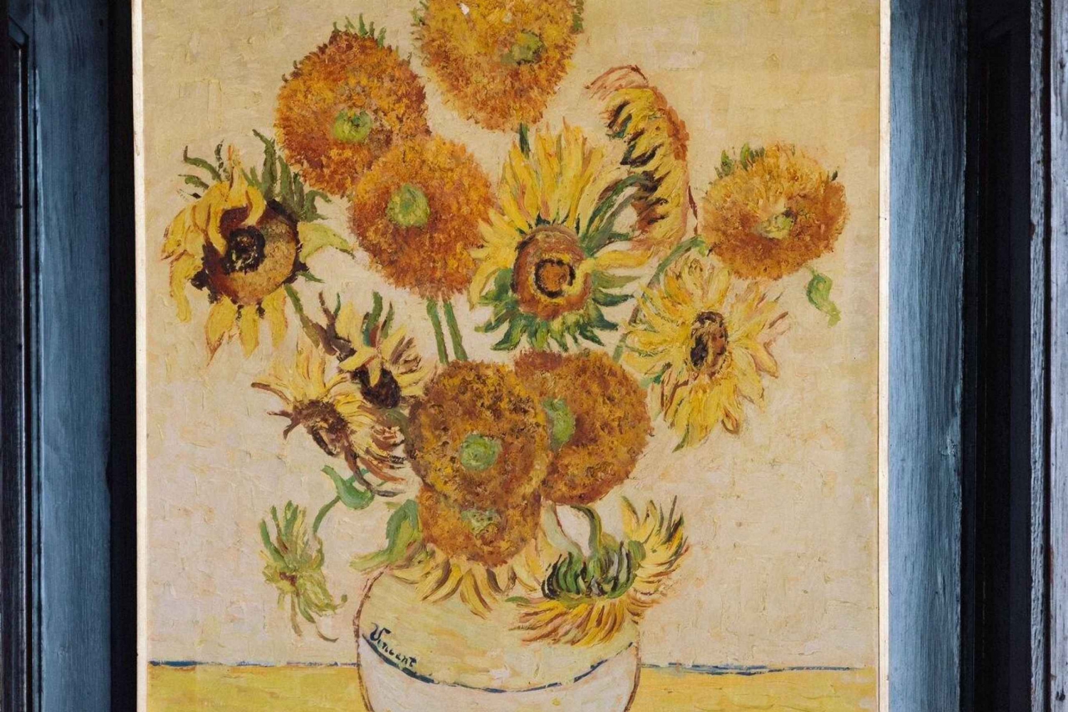 Dubrovnik: Van Gogh 'Auringonkukkia' yksityinen kokoelma galleriassa.