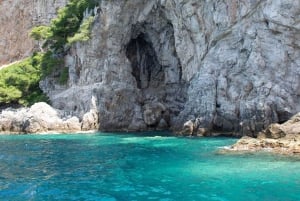 Kryssning på Elaphite Islands och båttur med snorkling i Blue Cave