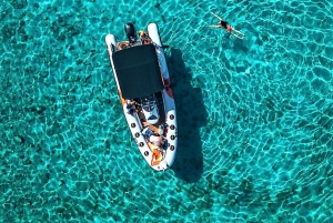 Von Split aus: Halbtagestour nach Trogir und Speedboat zur Blauen Lagune