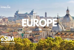 Europe Data eSIM: 0.5GB/daily to 20GB-30 Days