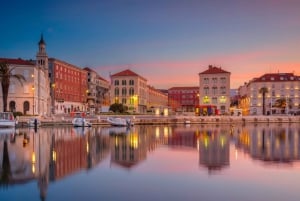 Kvällsutflykt för grupper - Split gamla stad - Diocletianus palatset