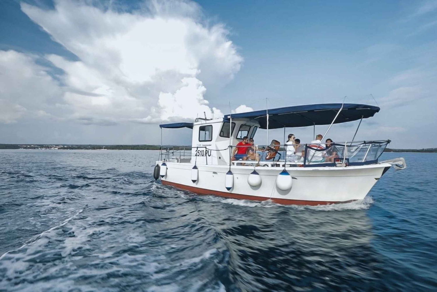 FAŽANA: Brijuni-boottocht + stop & zwemmen bij het eiland St. Jerolim