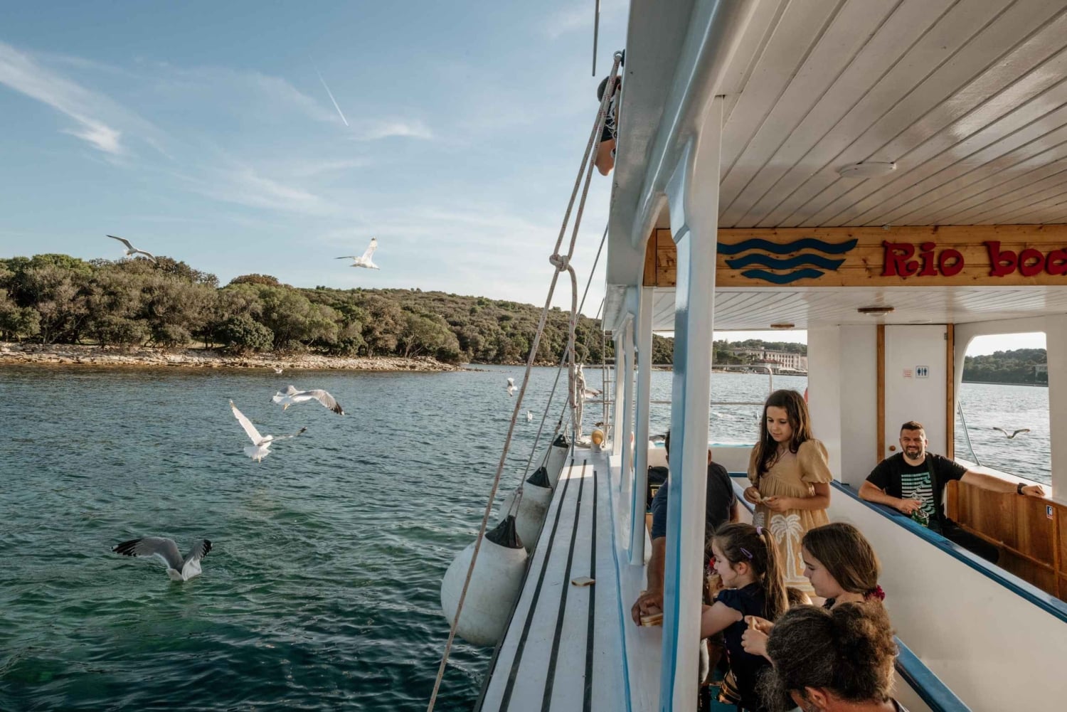 ファザーナ：ブリユニ国立公園のパノラマと島での泳ぎ休憩
