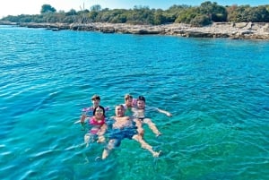 Fazana: Private cruise Brijuni & Fossil Island Snorkeling