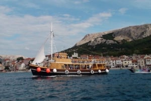Baškasta: Päiväretki perinteisellä aluksella lounaalla