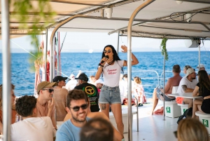 Von der Insel Brač aus: Katamaran Tour mit Essen & Getränken