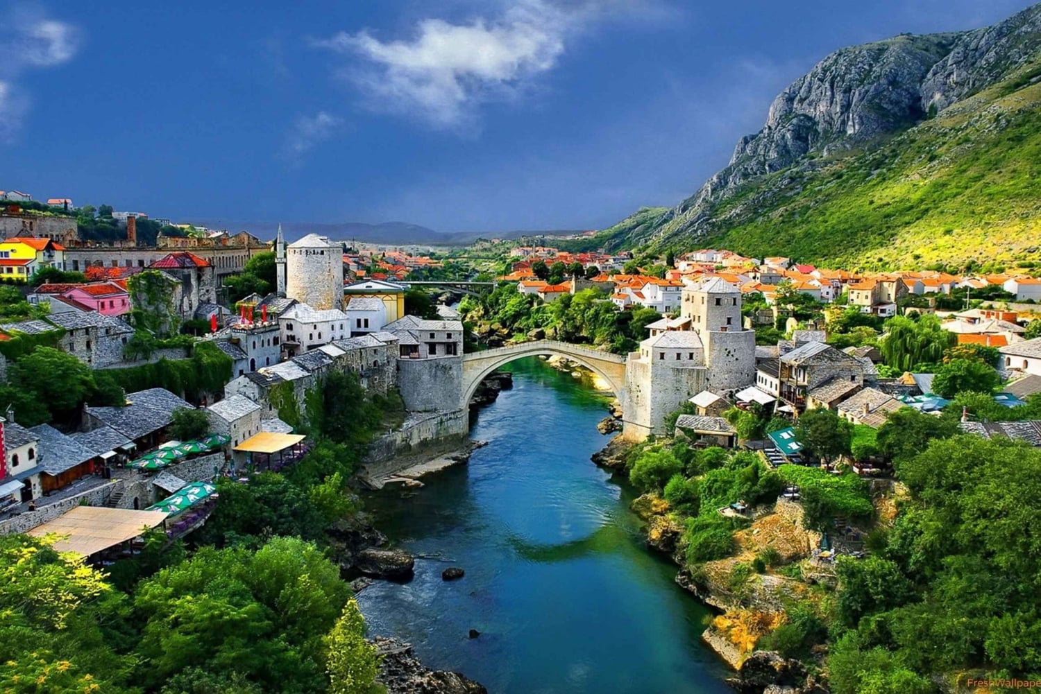Fra Dubrovni: Mostar, Kravica-fossene og Kajtaz-tur