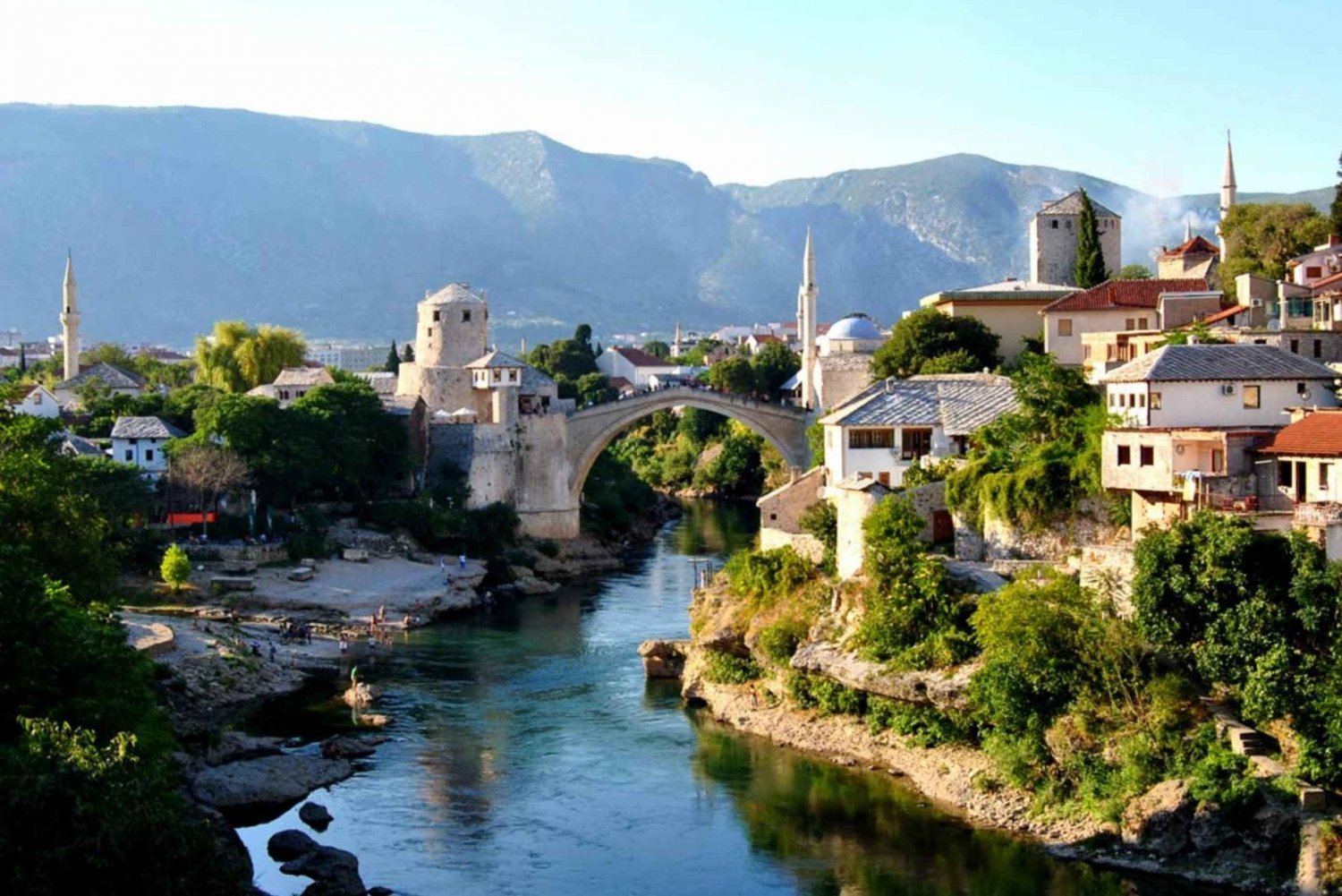 Dubrovnikista: Kravicen vesiputoukset: Päiväretki Mostariin ja Kravicen putouksille